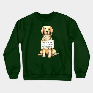 Cookies & Kisses Labrador Retriever Crewneck Sweatshirt